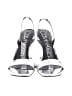 Calvin Klein Metallic Silver Sandals Size 10 - photo 2