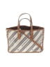 Givenchy 100% Canvas Ivory Tan Canvas Shopper Tote One size - photo 1