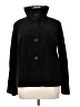Talbots 100% Cotton Solid Black Coat Size 14 - photo 1