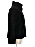 Talbots 100% Cotton Solid Black Coat Size 14 - photo 4