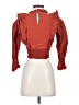 Zara Orange Long Sleeve Blouse Size XS - photo 2