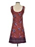 Mudd Print Burgundy Casual Dress Size XS - photo 2