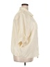 Avenue Solid Ivory 3/4 Sleeve Button-Down Shirt Size 26 - 28 Plus - photo 4