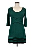 Max Studio Stripes Teal Casual Dress Size M - photo 1