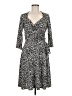 Leota Animal Print Black Casual Dress Size M - photo 1