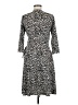 Leota Animal Print Black Casual Dress Size M - photo 2