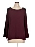 AGB Burgundy 3/4 Sleeve Top Size L - photo 1