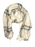 Ann Taylor LOFT Plaid Ivory Gray Scarf One size - photo 1