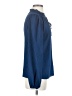 DKNY 100% Polyester Blue Long Sleeve Blouse Size S - photo 4