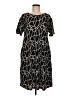 Lularoe Graphic Black Casual Dress Size M - photo 1