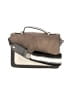 Botkier Color Block Gray Black Satchel One size - photo 1