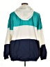 Elan Color Block Teal Windbreaker Size 1X - photo 2