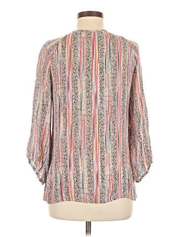 Tucker 3/4 Sleeve Silk Top (view 2)