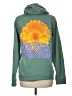 Brooklyn Cloth 100% Polyester Green Pullover Hoodie Size M - photo 2