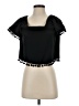 Willow & Clay Black Short Sleeve Top Size S - photo 1