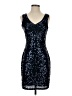 Unbranded 100% Polyester Stars Blue Cocktail Dress Size S - photo 1