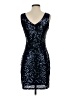 Unbranded 100% Polyester Stars Blue Cocktail Dress Size S - photo 2