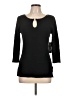 Finity Black 3/4 Sleeve Top Size L - photo 1