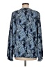 Joie 100% Polyester Paisley Blue Long Sleeve Blouse Size M - photo 2