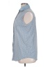Assorted Brands 100% Cotton Blue Sleeveless Button-Down Shirt Size XL - photo 5