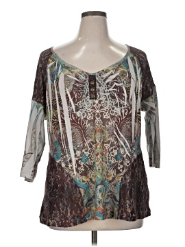 Live And Let Live 3/4 Sleeve Blouse
