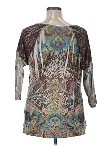 Live and Let Live 3/4 Sleeve Blouse (view 2)