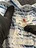 BeachLunchLounge 100% Viscose Tweed Blue Long Sleeve Blouse Size L - photo 7