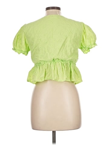 Line & Dot Short Sleeve Blouse (view 2)