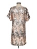 Unbranded 100% Polyester Metallic Silver Cocktail Dress Size S - photo 2