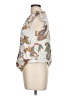 Talbots 100% Cotton Paisley Ivory Sleeveless Blouse Size S - photo 5