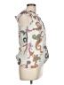 Talbots 100% Cotton Paisley Ivory Sleeveless Blouse Size S - photo 4