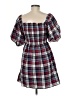 Maxwell and Geraldine Plaid Blue Casual Dress Size M - photo 2