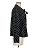Forever 21 Polka Dots Black Long Sleeve Blouse Size M - photo 4