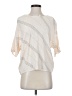 Samsoe Samsoe 100% Viscose Ivory Short Sleeve Blouse Size S - photo 1