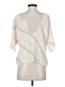 Samsoe Samsoe 100% Viscose Ivory Short Sleeve Blouse Size S - photo 2