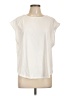 Assorted Brands Ivory Short Sleeve Top Size L - photo 1