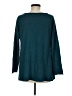 Eileen Fisher 100% Wool Teal Long Sleeve Top Size M - photo 2
