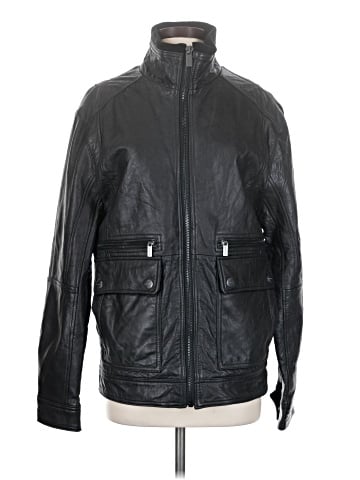 MICHAEL Michael Kors Leather Jacket (view 1)