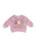 Pekkle 100% Polyester Floral Purple Sweatshirt 0-3 MO / 3 MO - photo 1