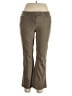 Van Heusen Solid Brown Dress Pants Size 16 - photo 1