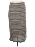 Bobeau Stripes Gray Casual Skirt Size M - photo 1