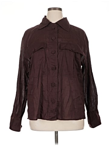 Madewell 3/4 Sleeve Button-Down Shirt (view 1)