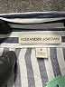 Alexander Jordan 100% Rayon Stripes Blue Long Sleeve Button-Down Shirt Size M - photo 7