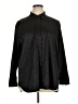 Old Navy Animal Print Black Long Sleeve Blouse Size XL - photo 1