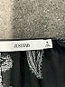Just Fab 100% Polyester Paisley Black Long Sleeve Blouse Size M - photo 7