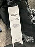 Just Fab 100% Polyester Paisley Black Long Sleeve Blouse Size M - photo 8