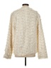 H&M 100% Polyester Ivory Faux Fur Jacket Size S - photo 2