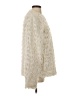 H&M 100% Polyester Ivory Faux Fur Jacket Size S - photo 4