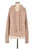 Pol 100% Polyester Tan Cardigan Size M - photo 1