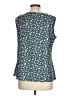 Blooming Jelly Teal Sleeveless Blouse Size L - photo 2